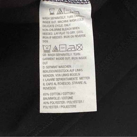 Quacker Factory Embellished Tshirt Womens Large Black Jewels Rhinestones NEW - Picture 12 of 12